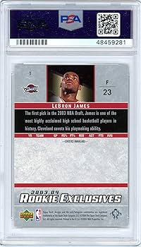 その他 UD rookie exclusives Lebron James card Amazon.com: LeBron James 2003 Upper Deck Rookie Exclusives