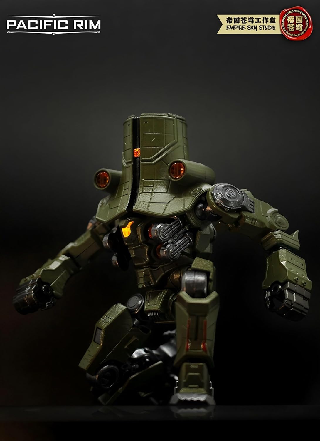 Pipigirl x Empire Sky Studio 1/12 Pacific Rim Mech Action Figure, Boxed Unique Figure Idea, 5 in Assembly Collectible Mecha Action Figures Kits