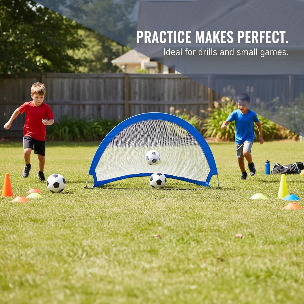 Porta da Calcio Portatile per Giardino, per Bambini e Appassionati, per