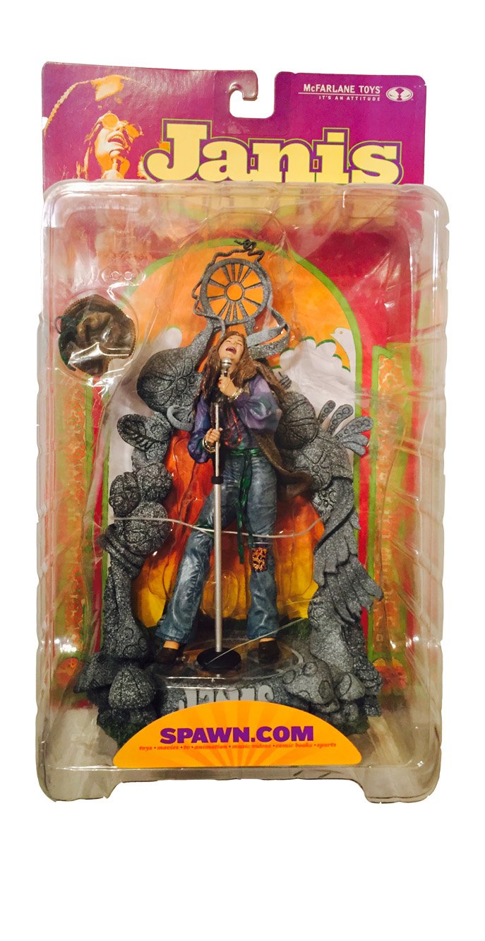 Amazon.com: Janis Joplin McFarlane Action Figure : Toys & Games