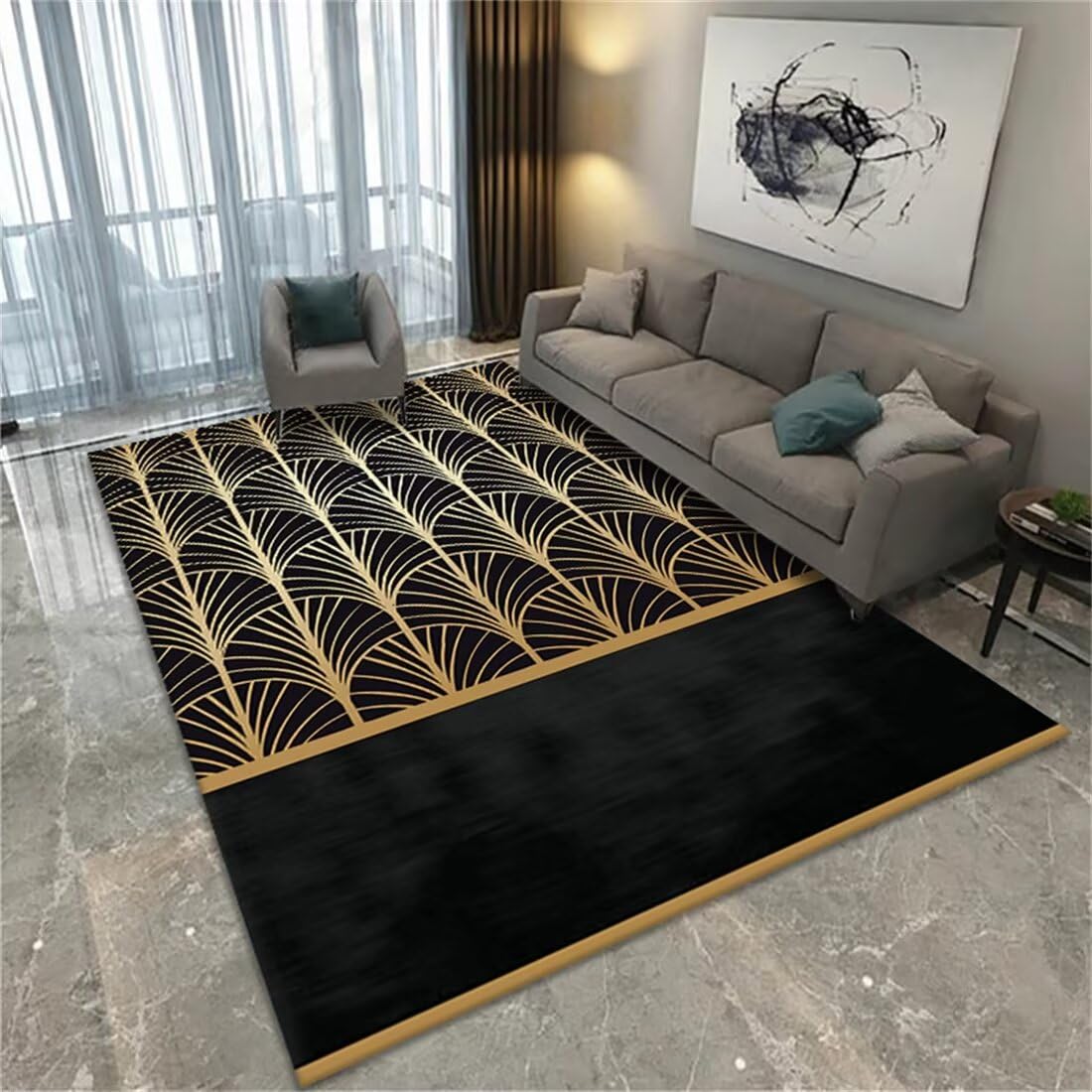 Complementi D Arredo Per Salotto Tapetto Soggiorno Grande Classico Design Floreale Luce di Lusso Corridoio Decorativo Tappeto Antiscivolo Tappeti Ingresso 140X270CM