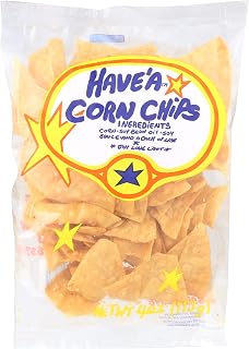 Have a Natural Chip Corn Chips, 4 Ounce Bag - Crunchy Snack with 18g Carbs & 60 Cal from Fat per Serving