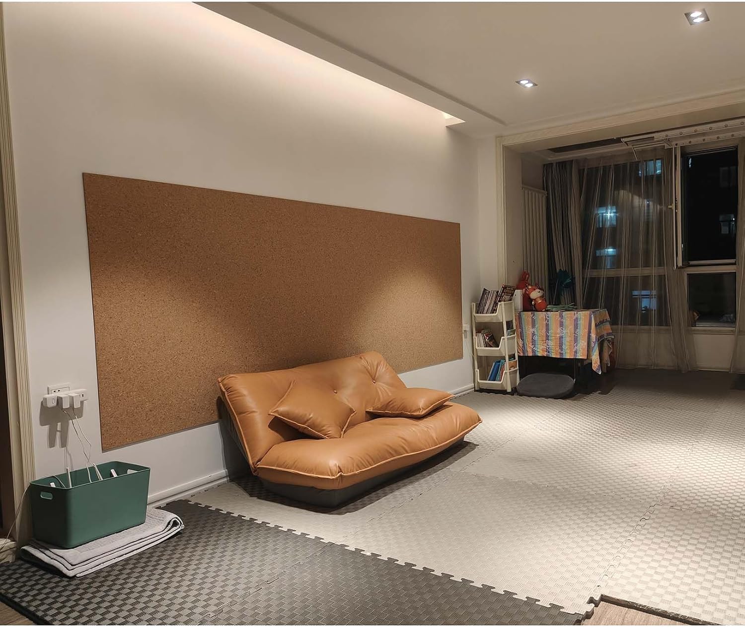 Cork Roll, Cork Board Rolls, High Density Cork Board, Drawer Liner, Easy To Cut, 1/3" 1/4" Thick, For Diy Supplies Board Corner Wall Line, Brown ( Color : Thick 8mm , Size : 1mx2.5m(3.3ftx8.2ft) )