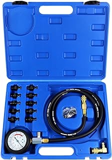 YSTOOL Oil Pressure Tester Kit Professional Oil Pressure Gauge Tool for Engine Diagnostic Test with Hose Adapters and Carry Case for Cars ATVs Trucks Use 0-140psi