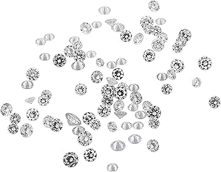 A Grade Natural Loose Diamonds Excellent Round Cut 0.5 Carat Lot VS1 Clarity 1mm-2.5mm EFG Color Natural Diamonds Perfect for Jewelry Making