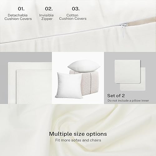 Miniatura 3 de Juego de 2 fundas de almohada de hojas tropicales de 18 x 18 pulgadas, fundas de almohada decorativas de verano con hojas de palmera azul y verde,