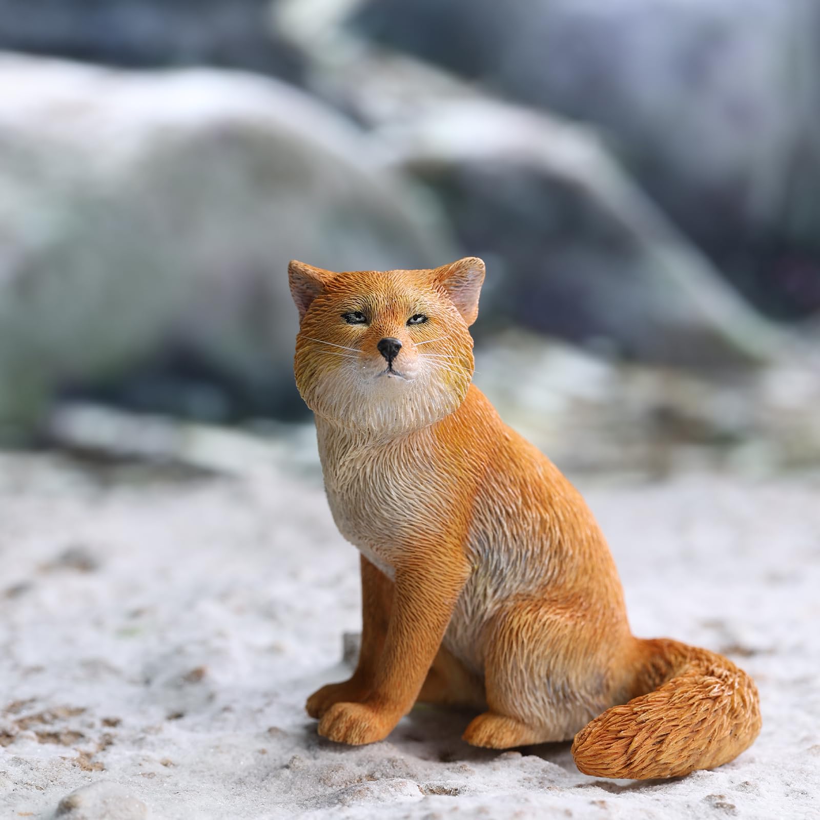 Amazon.co.jp: JXK チベットスナギツネ 猫フィギュア スタチュー