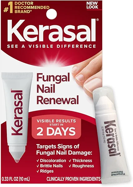 Kerasal Nail Fungus Extra Strength | Restorative Nail Repair for Damaged Nails, 0.33 fl oz (Packaging May Vary)