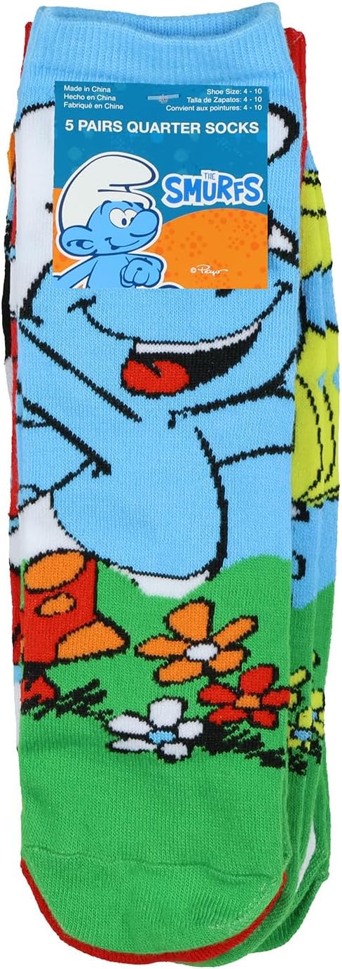 Hyp The Smurfs Women's Character Designs 5-Pack Ankle Socks - Image 7