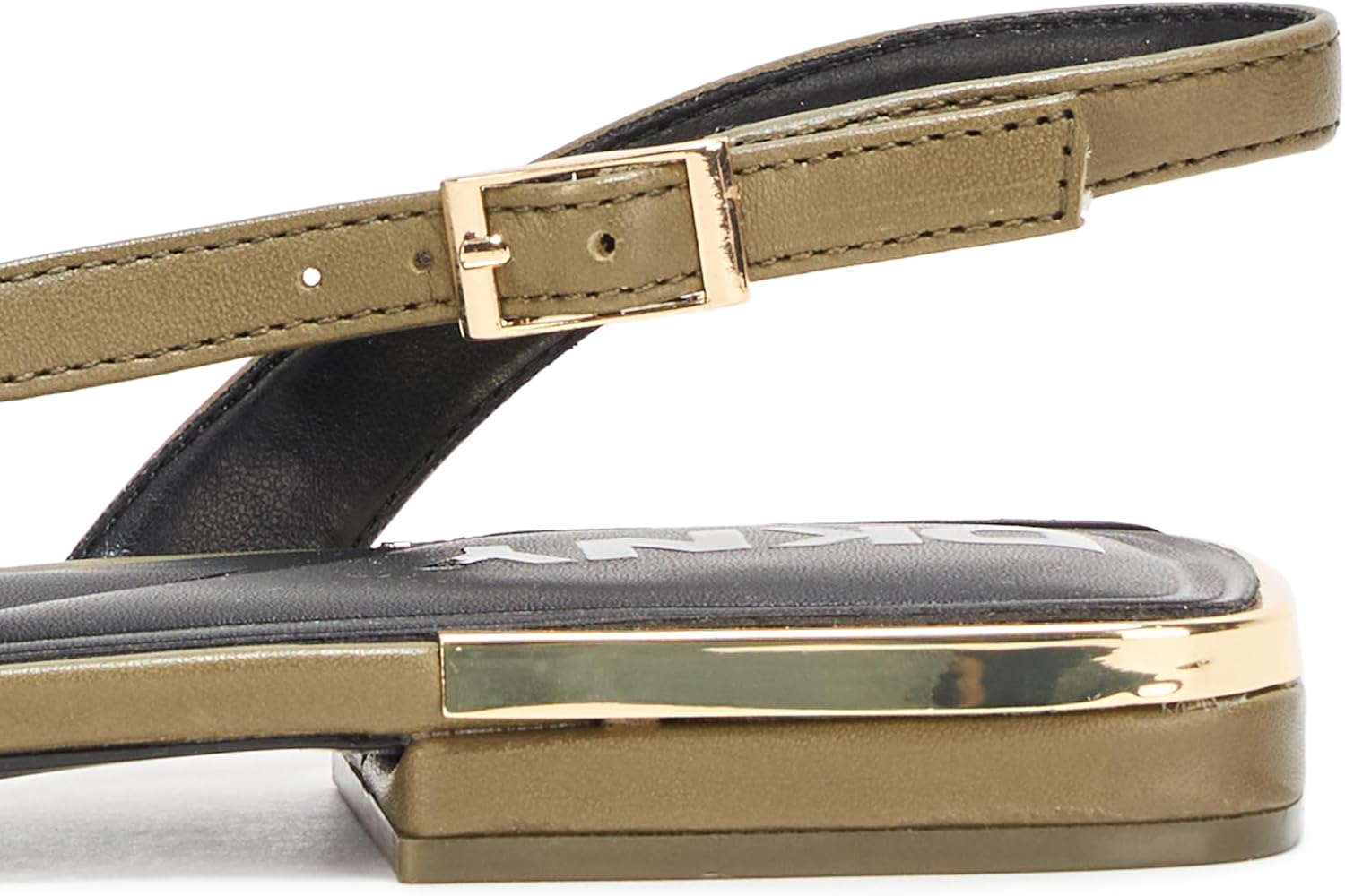 DKNY Womens Clemma Slingback Loafer Mule with Belt Detail - Image 4