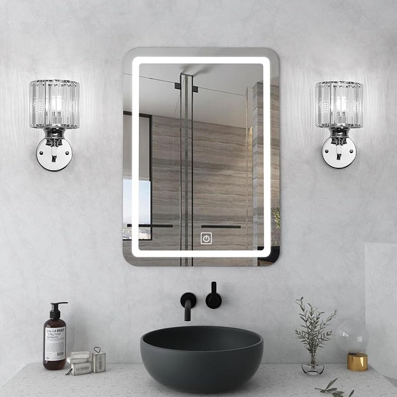 Sxtiger Modern Ezüst Kristály Fali Lámpa E27 LED Hálószoba Nappali Folyosó