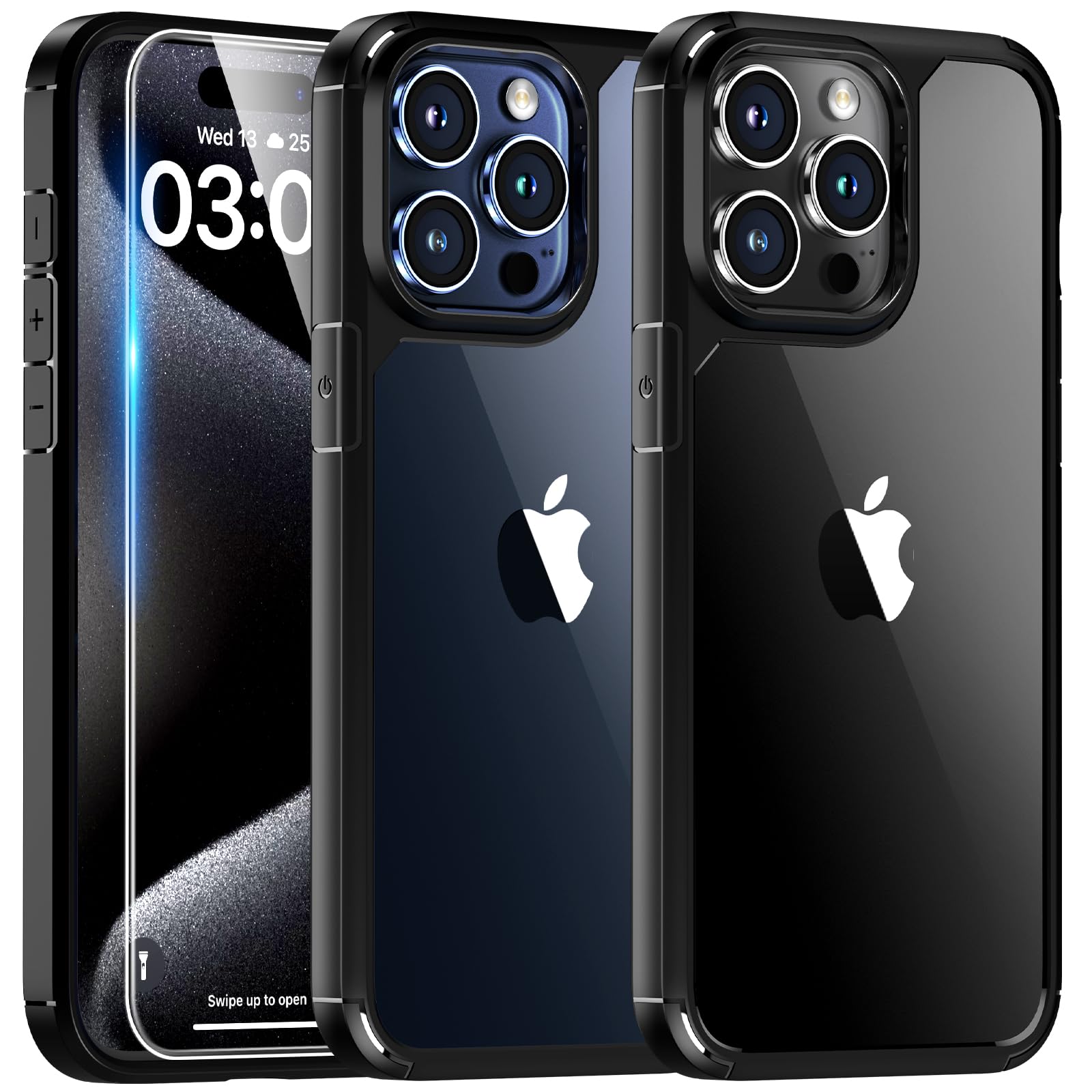 TAURI Funda para iPhone 13/iPhone 14, Compatible con MagSafe [No amarillea] con Vidrio Templado, Carcasa Nueva para iPhone 13/iPhone 14,Funda Ultra Fina antichoque - Transparente — view 171
