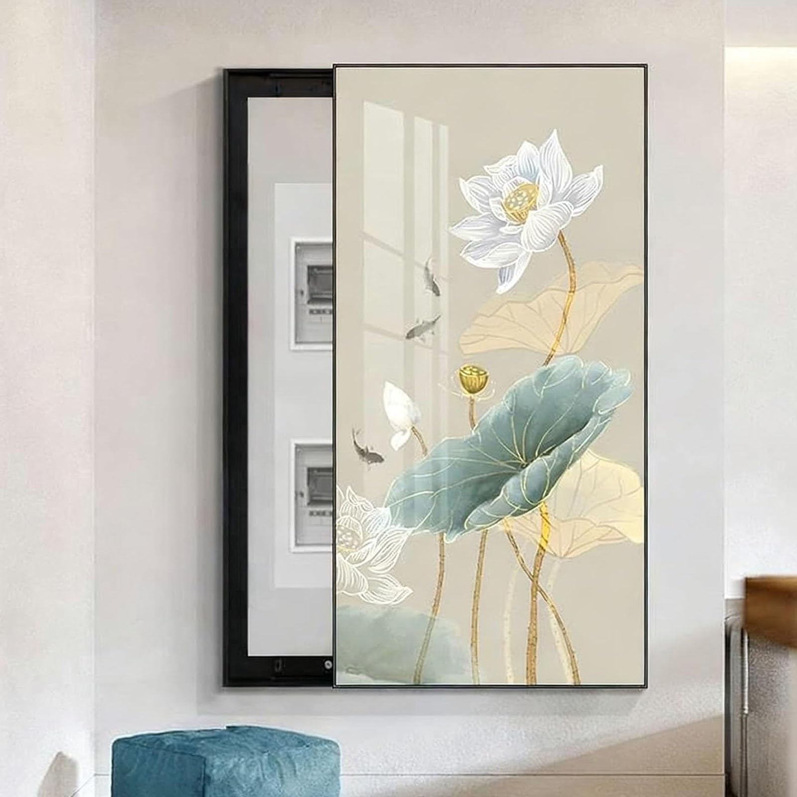 Peinture Décorative de Panneau Électrique : Sublimer l'Entrée de Votre Maison Nero