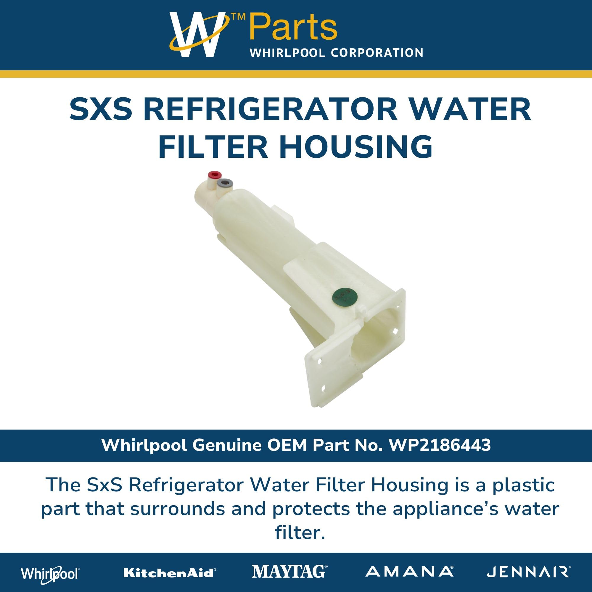 Amazon.com: Whirlpool WP2186443 Genuine OEM SxS Refrigerator Water