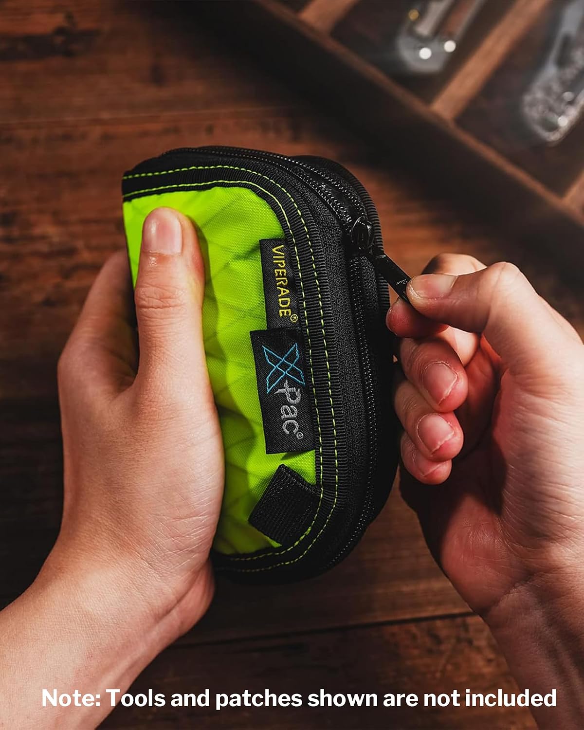 VIPERADE VE10 EDC Pouch Small Multitool Pocket Pouch with DIY Patche Area | EDC Organizer Pouch with 10 Compartments, Men's Pocket Organizer for EDC Multitools Small Pocket Tools