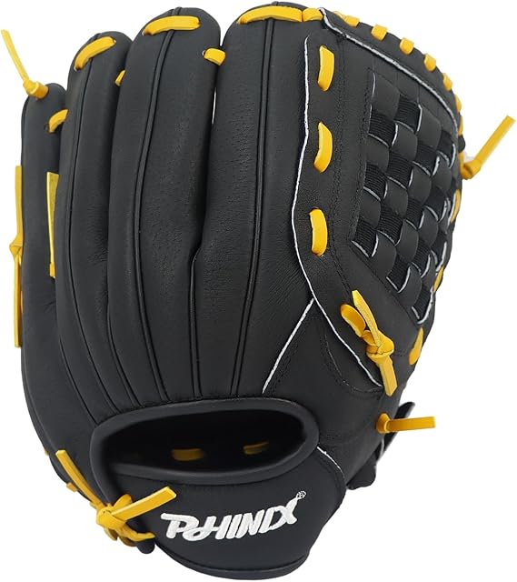 PHINIX Pigskin Leather Youth Adult Baseball Glove 11-12 Inch