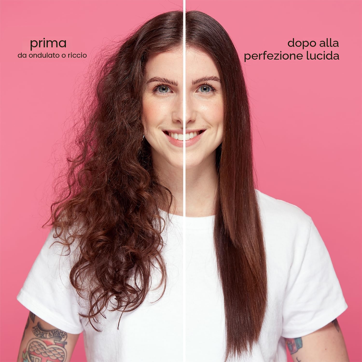 ANGENIL Piastra per Capelli Pro Titanium, Piastra per Capelli a Doppio Voltaggio e Ferro Arricciacapelli 2 in 1,