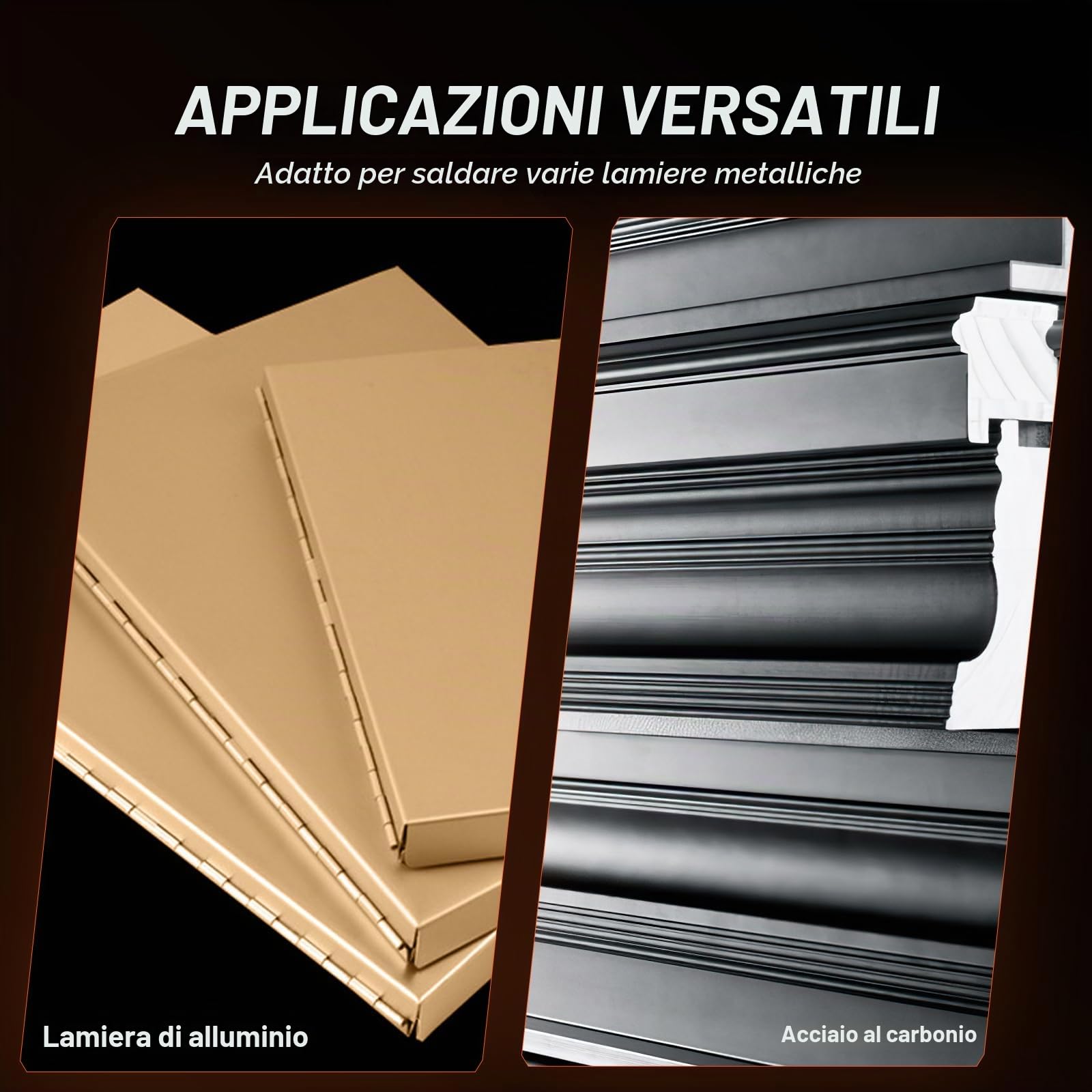 VEVOR Saldatore a punti portatile, spessore 1/8", saldatrice a punti, capacità di ingresso 8 kVA, saldatrice punta per lamiera di acciaio al carbonio, acciaio inossidabile, lamiera