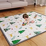 Baby Play Mat 50 X 50 Playpen Mat Thicken One-Piece Baby Crawling Mat Non-Slip Cushioned Baby Floor Play Mat Activity Playmats for Babies and Toddlers Infants Play & Tummy Time (50x50, Tree)