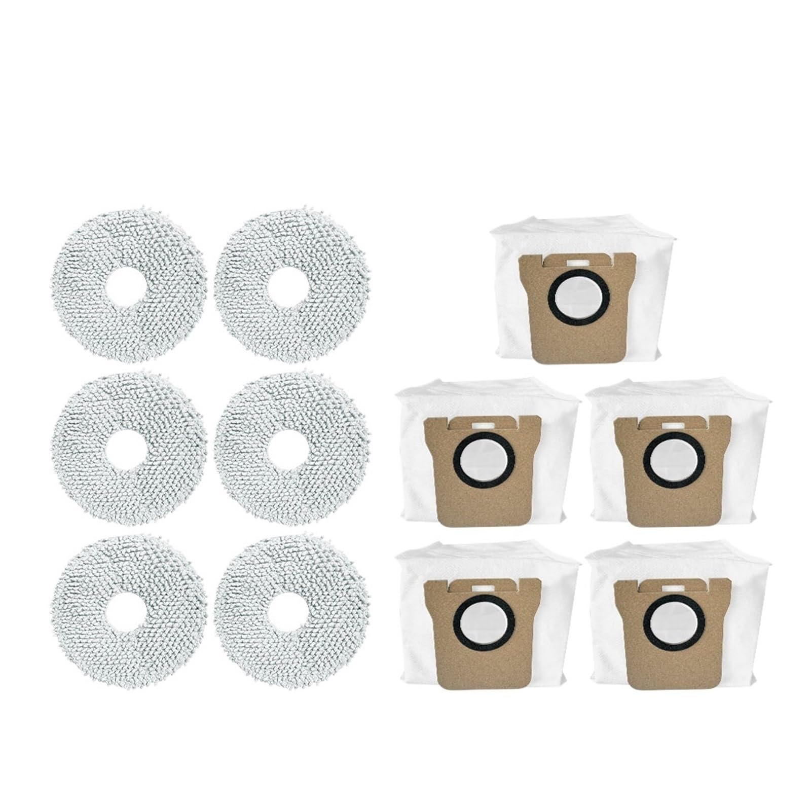 Kicici Compatible With Xiaomi Dreame Bot L10 L10s Ultra Robot Vacuum Cleaner Spare Parts Accessories Main Side Brush Hepa Filter Mop Dust Bag(Set A)