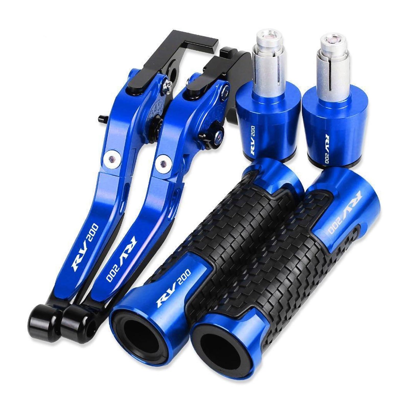 Lsdsaaza 4 For Suzuki For Rv200 2016 2017 Motorcycle Handbrake Brake Clutch Levers Handlebar Hand Grips Ends Motorcycle Brake Clutch Lever