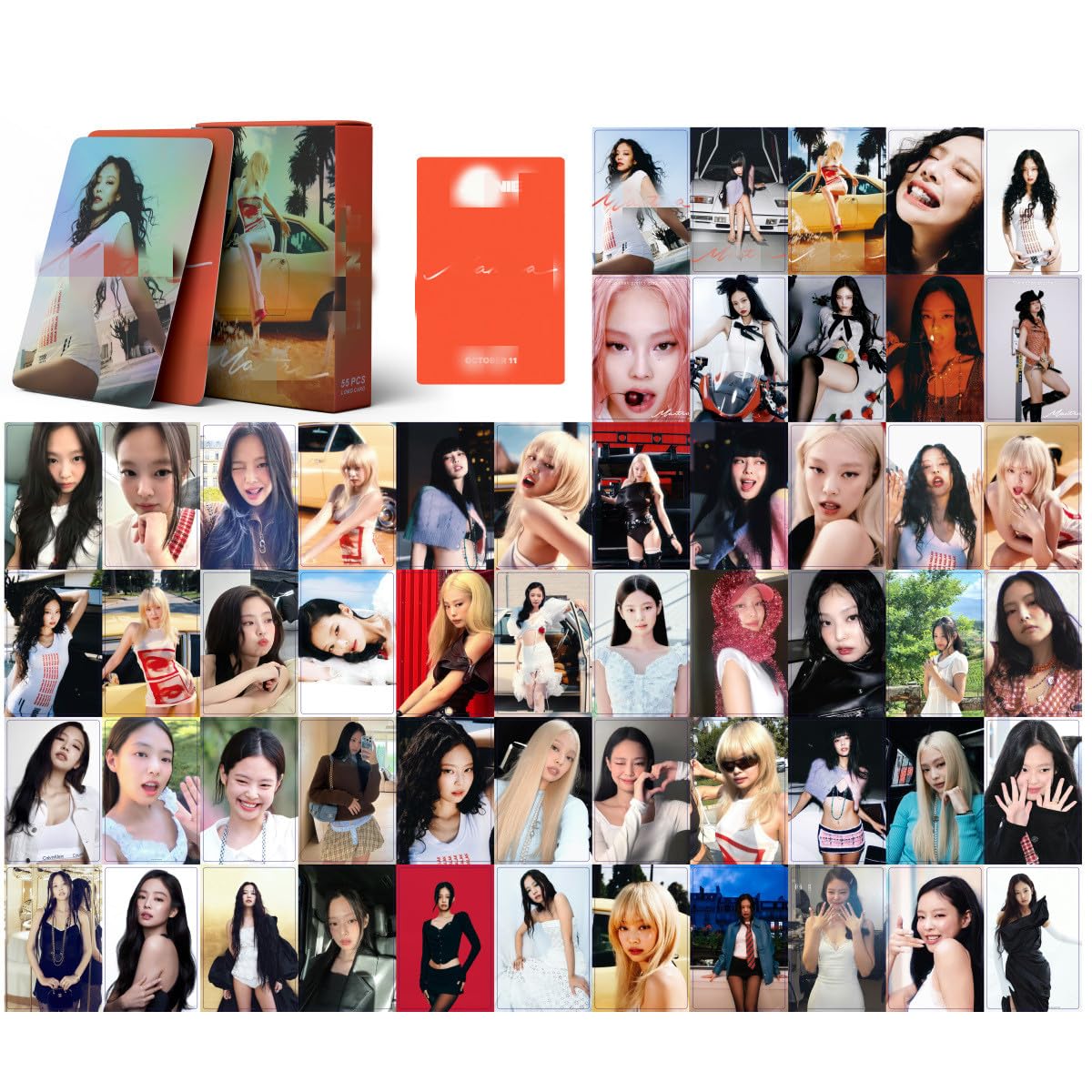 Jennie 'Mantra' - Tarjetas fotográficas (55 unidades), diseño de