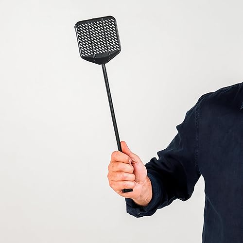 Miniatura 7 de Matamoscas manual, matamoscas manual, juego de matamoscas de plástico duradero, matamoscas de mango largo, matamoscas de insectos y moscas,