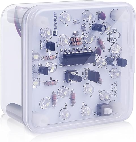 MiOYOOW Kit de bricolaje de lámpara LED, kit de práctica de soldadura, luz nocturna LED blanca, kit práctico de soldadura, kit de electrónica para