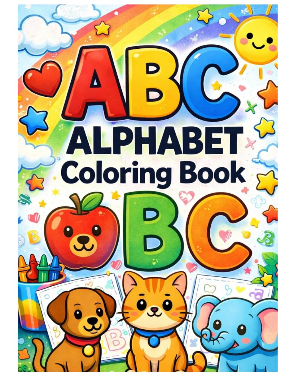ABC Alphabet kids Colouring Book: Colouring Book