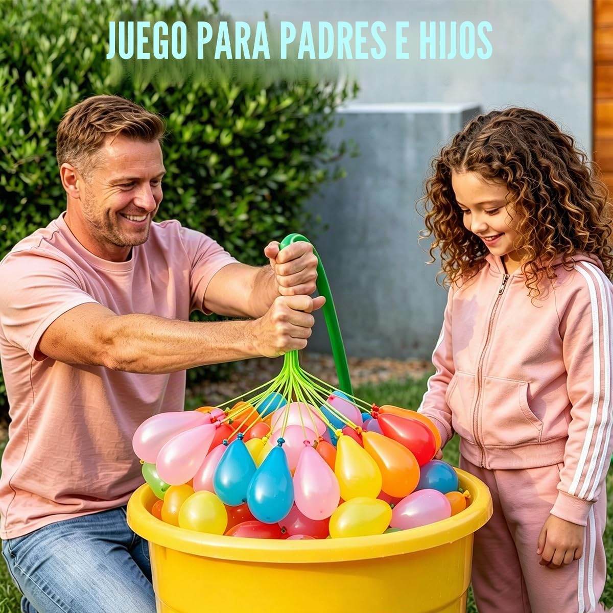 999 Globos de Agua de Llenado Rápido en 60s, Globos Agua Autocierre con 2 Adaptadores, Juegos de Agua, Kit de Globos para Fiesta en Jardín y Piscina