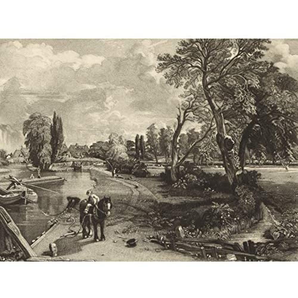 Artery8 David Lucas Flatford Mill 1846 Painting Unframed Wall Art Print Poster Home Decor Premium