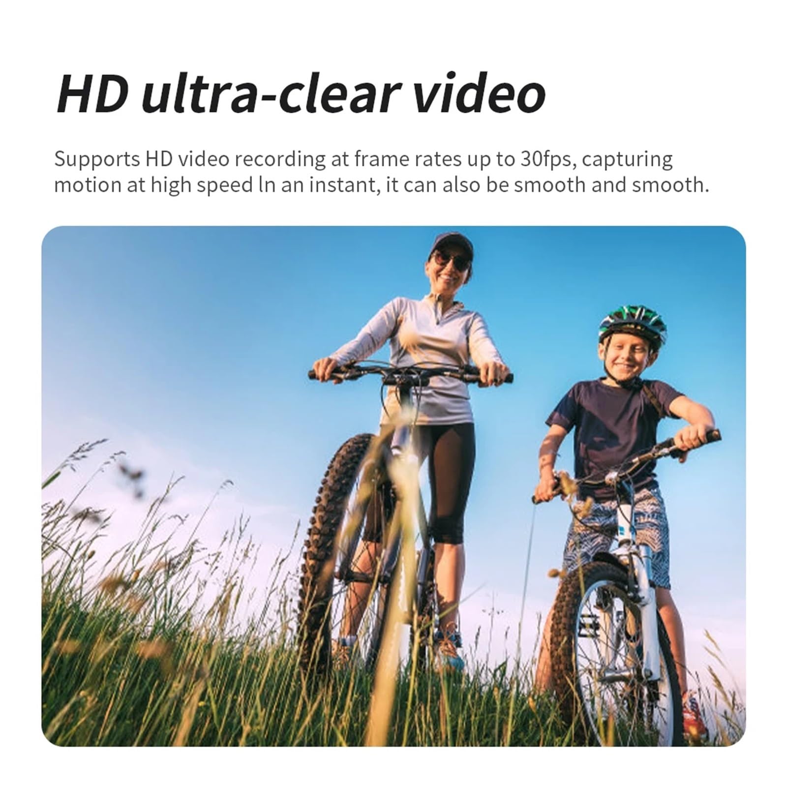 Nuova videocamera tascabile 4K 1080P Cam HD Schermo LCD da 1,3 "Mini fotocamera sportiva WiFi ruotabile a 270 ° con custodia impermeabile Telecamere di movimento