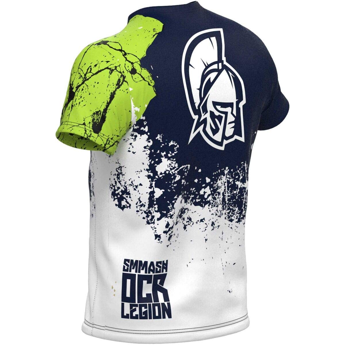 SMMASH Ocr Legion Profesionalmente Camiseta de Running para Hombre Manga Corta, Compresión Corriendo Camiseta, Ocr, Outdoor, Material Transpirable y Antibacteriano