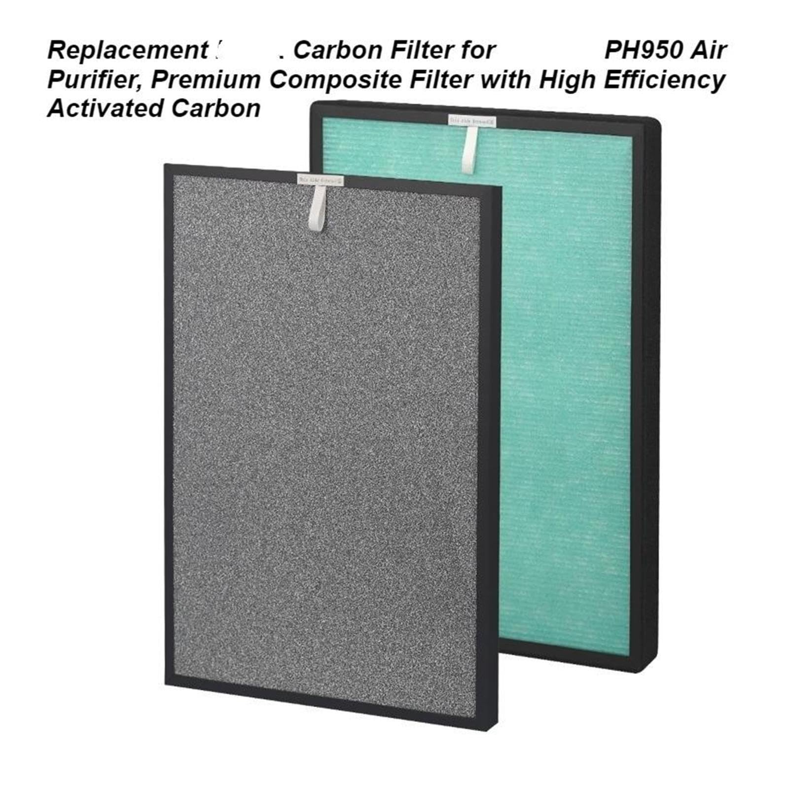 Filtro Compuesto H13 Y Reemplazo De Filtro De Carbón Activado Compatible With Turonic PH950 Purificador De Aire