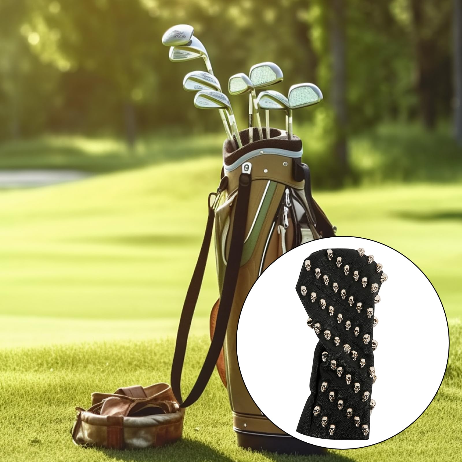 Funda para cabeza de palo de golf para hombres y mujeres, cubierta de palo de golf, cubierta de hierro para palo de golf