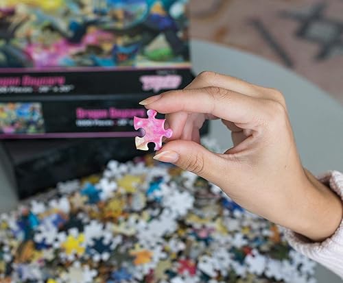 Miniatura 4 de Dragon Daycare Fantasy Wizard Puzzle para adultos y niños | Difícil rompecabezas de 1000 piezas | Divertido regalo de cuarentena | Desafío