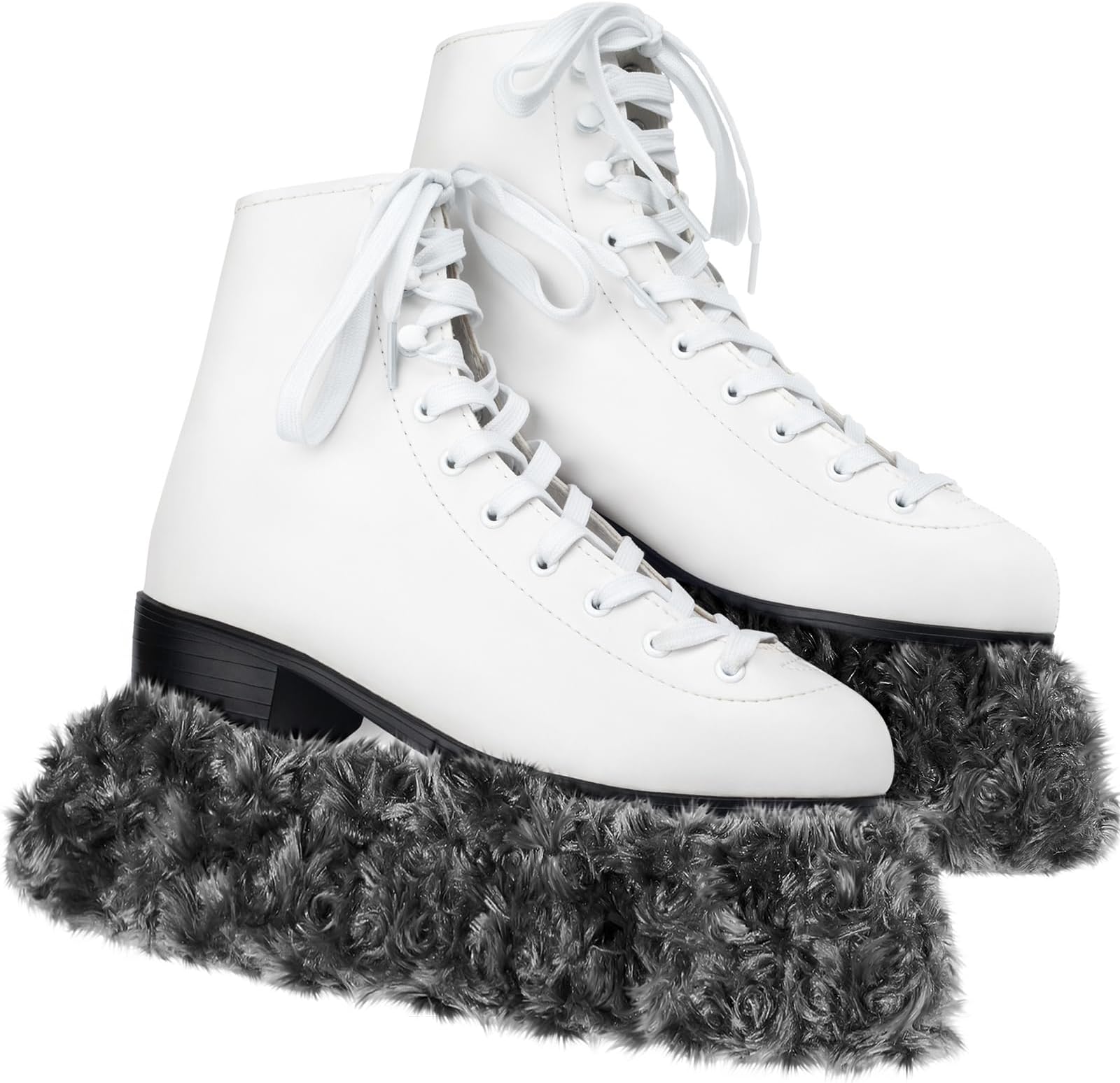 Ice Skate Guards Fuzzy Hockey Soakers for Figure Skates Guards for Girls Boys Youth Women Men Adult