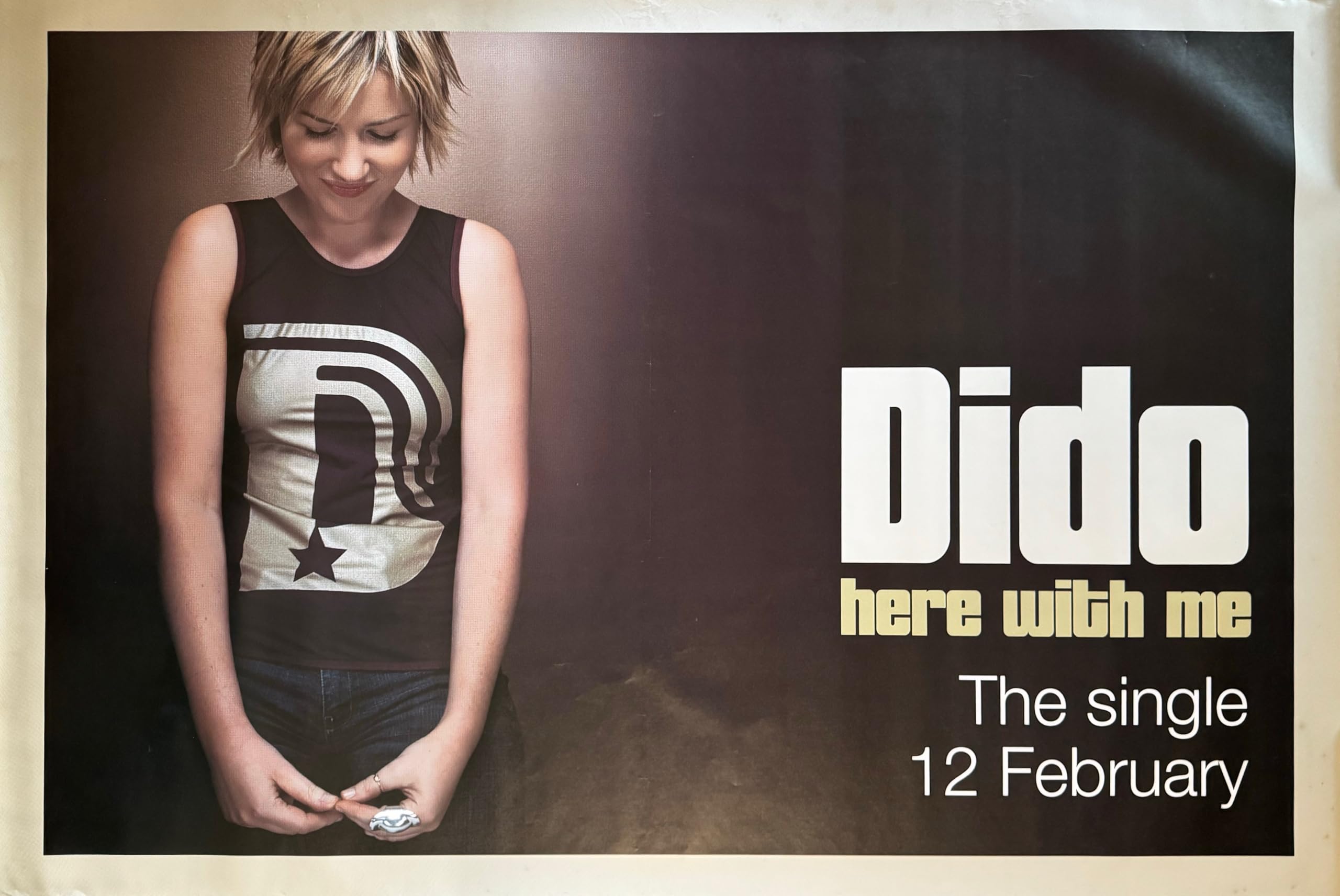 Affiche Dido - Here With Me 2001 pour décorer un grand mur vide de chambre - 2