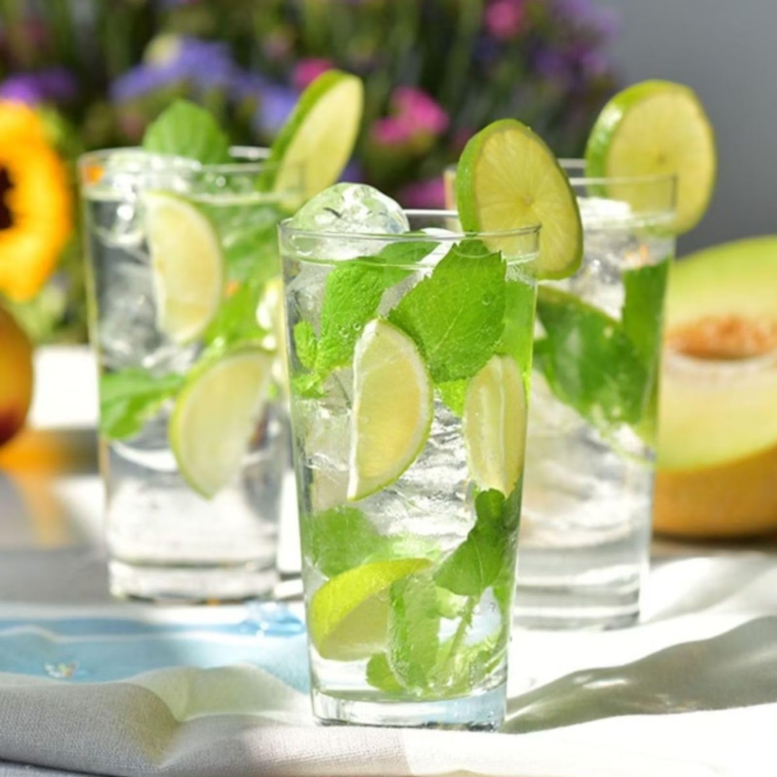 Krosno Wassergläser Saftgläser Trinkgläser | Set von 6 | 380 ML | Pure Kollektion | Perfekt für zu Hause, Restaurants und Partys | Spülmaschinenfest (Packung mit 2)
