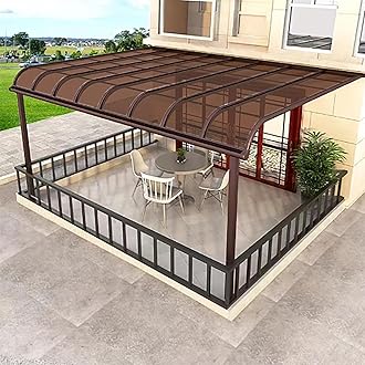 Polycarbonate Roofing Sheet Outdoor Clear, Polycarbonate Roofing Sheets, Lightweight Clear Plastic Sheet Transparent Durable Panel, Transparent Acrylic Plastic Panels