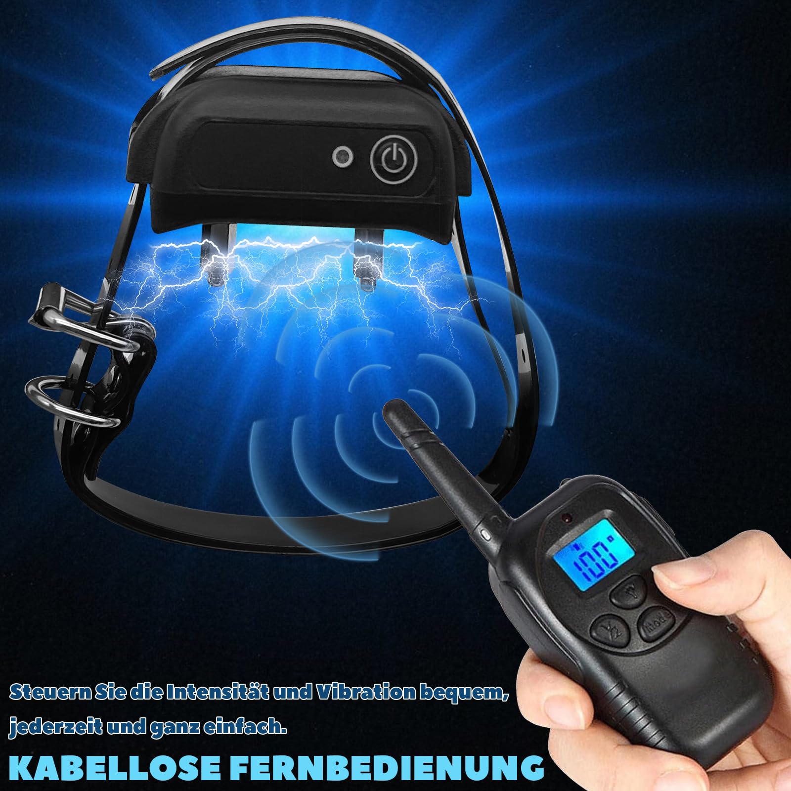 Anneau penien electrochoc avec telecommande Appareil de excitation electrique reglable pour homme pour penis et gland Estim SM dispositif electro de torture testiculaire Sextoy avec vibration lumiere