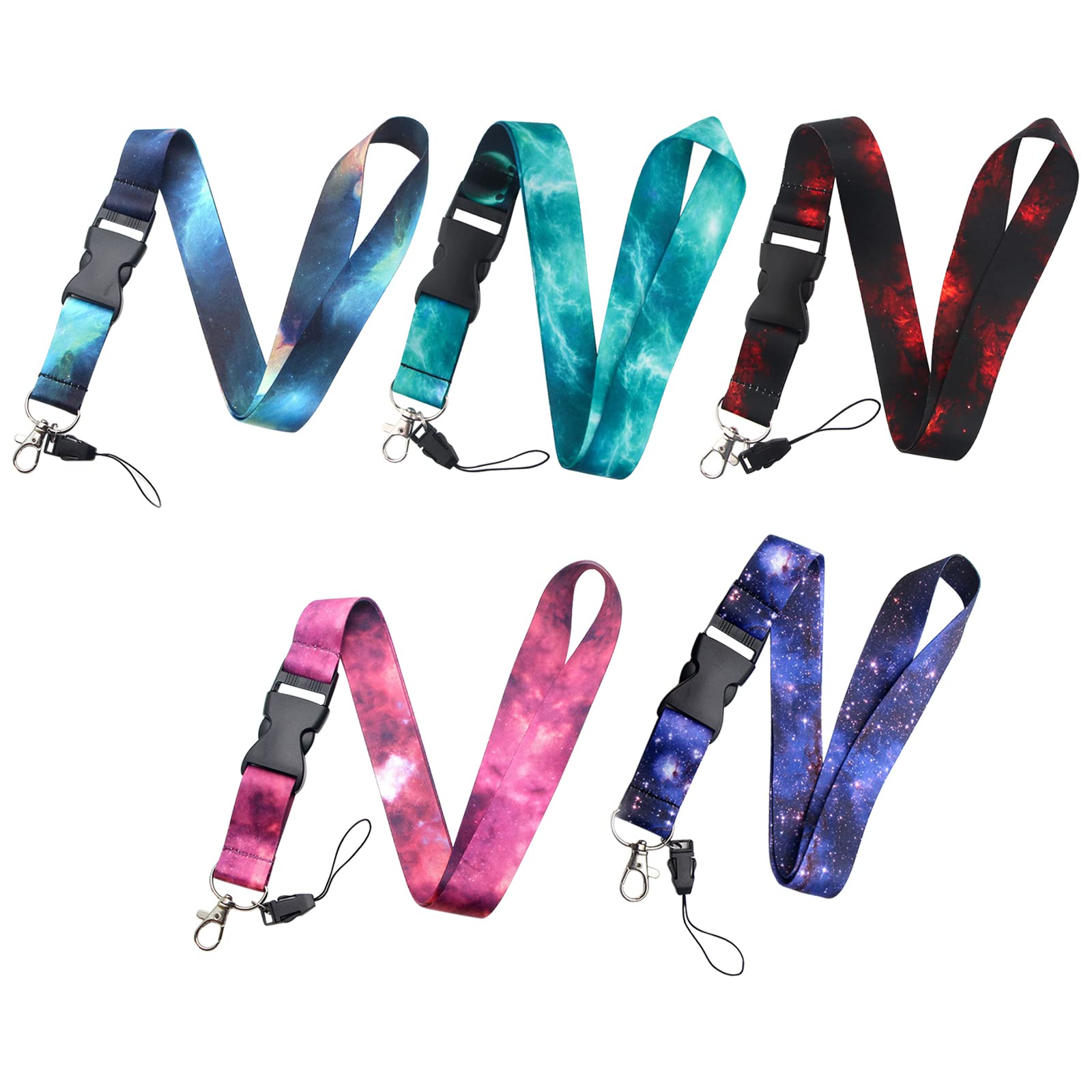 LJHJIJ88 NALX Starry Sky Phone Lanyard, Acrylic, Mehrfarbig, 10.4 cm x 3.2 cm x 8.9 cm