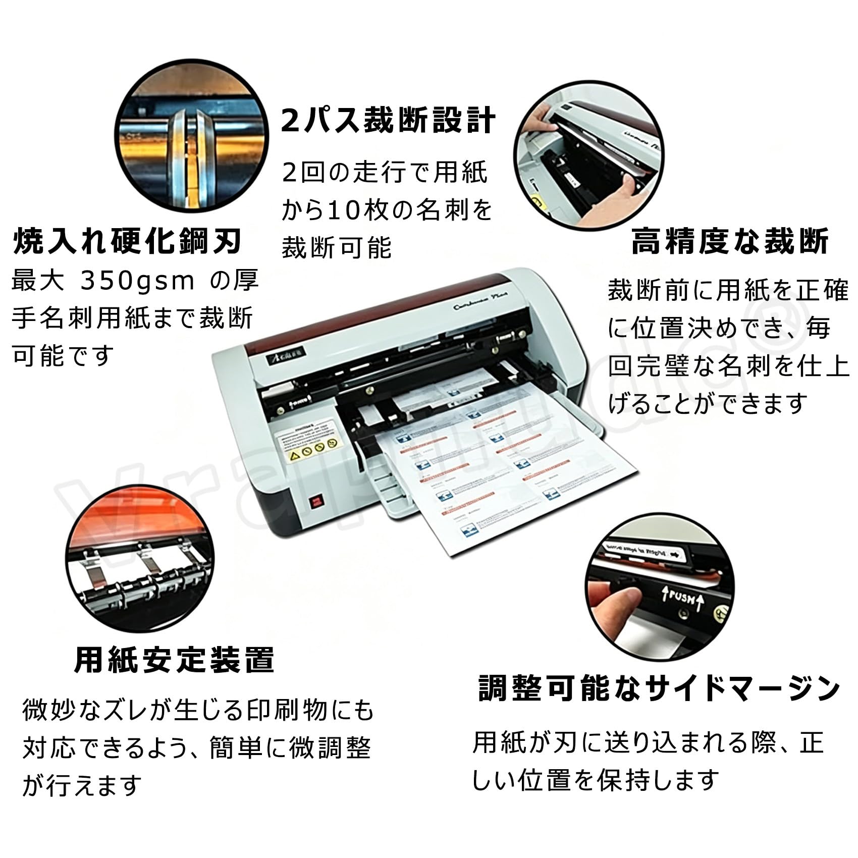 Amazon | 電動名刺カッティングマシン 自動名刺カッター製本機