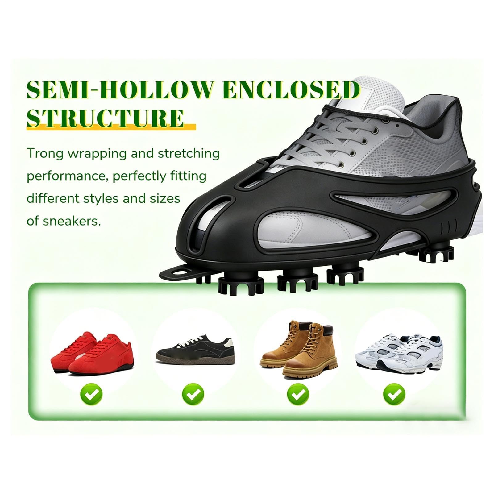 Shoe Cleats – uchwyty trakcyjne do wspinaczki, przenośna silikonowa podstawa ze stalowymi kolcami i bezpiecznymi paskami mocującymi do biegania, wędrówek, wspinaczki górskiej i porannego joggingu
