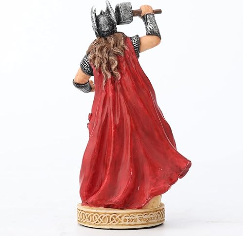 Miniatura 5 de Veronese Design Figura miniatura de poliresina pintada a mano Thor Dios del Trueno de 3 3/8 pulgadas