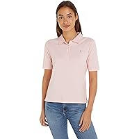 Tommy Hilfiger Donna Maglietta Polo Maniche Corte Regular Fit