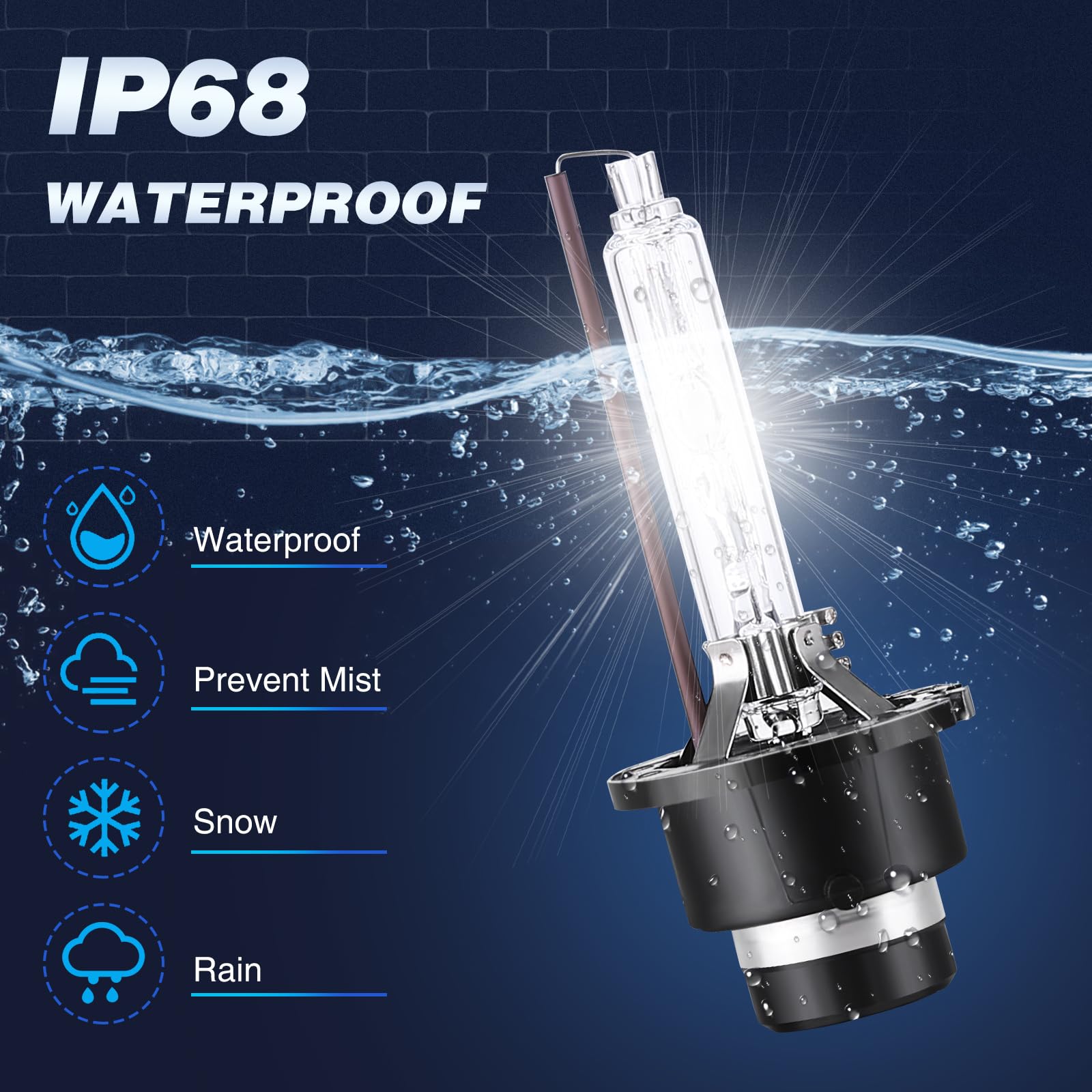 Hiolpen HID Headlight Ballast W/Igniter & D2S Bulb Suitable for Lexus ES300 ES330 GS300 GS400 GS430 IS300 LS430 RX300 RX330 RX350 RX400h SC430 KDLT002 DDLT002 85967-33010 Xenon Ballast Control Module