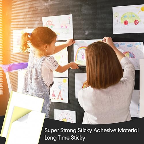 Miniatura 5 de 20 Pcs Double Sided Adhesive Sheets Double Sided Tape Sheets Clear Strong Sticky Tape Decorative Craft Tape Adhesive Paper Sheets for DIY Art Craft