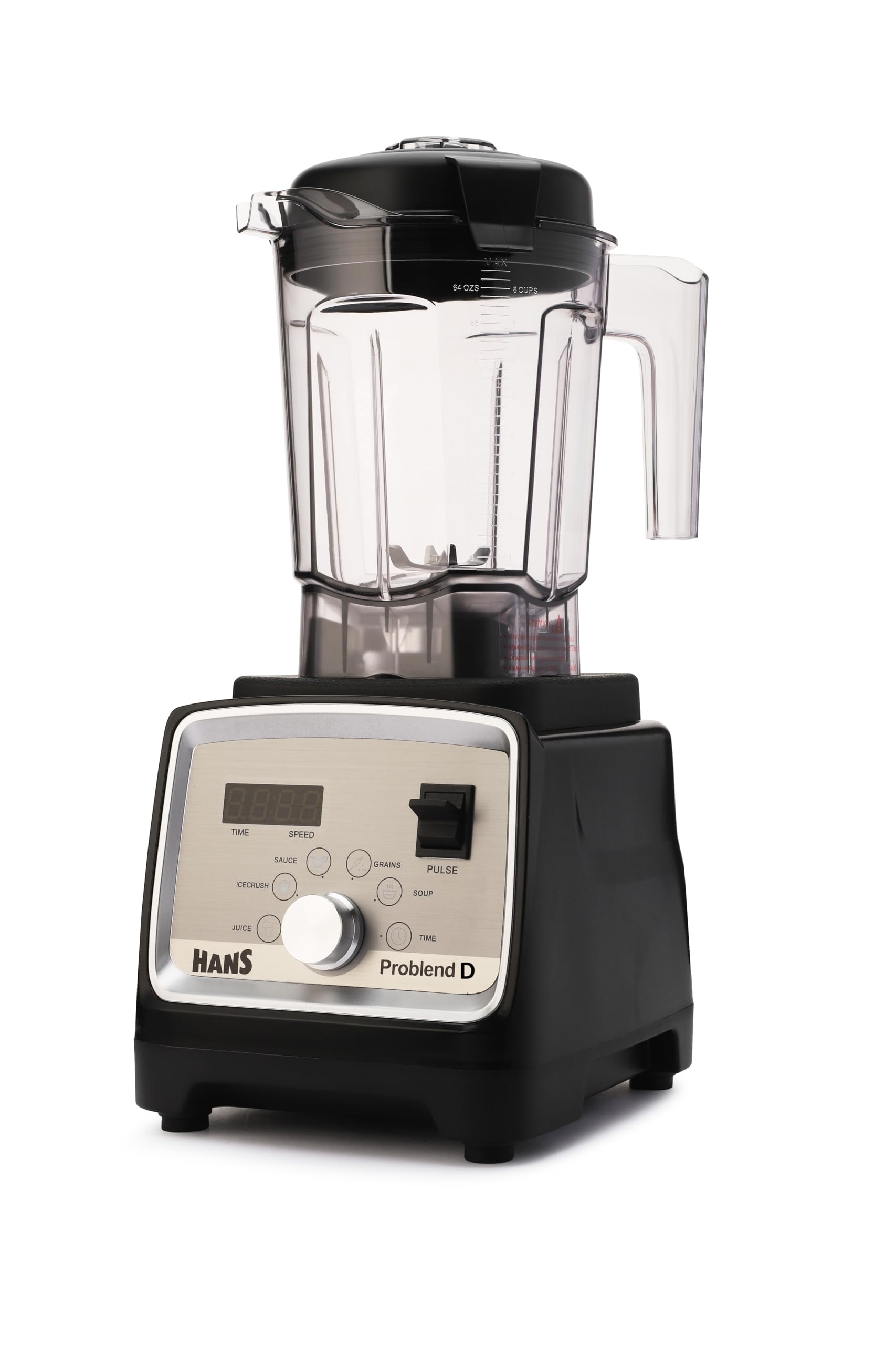 Acrylonitrile Butadiene Styrene Problend-D 2000 Watts Digital Commercial Blender, 2 Liter Low-Profile Jar, Advance 6 Pre-Set Functions with Timer, Heavy Duty Professional Blender, Black