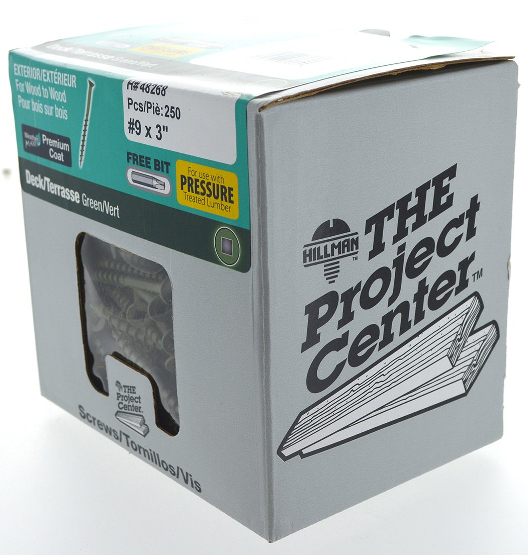 Green Deck Screws - 250 Pack -3